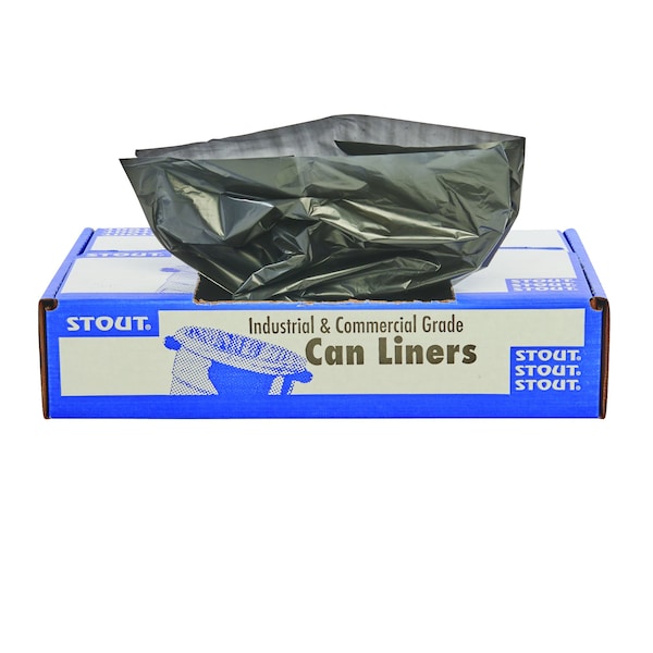 Stout By Envision 40 gal - 55 gal Trash Bags, Brown/Black, 100 PK T4048B15 - main